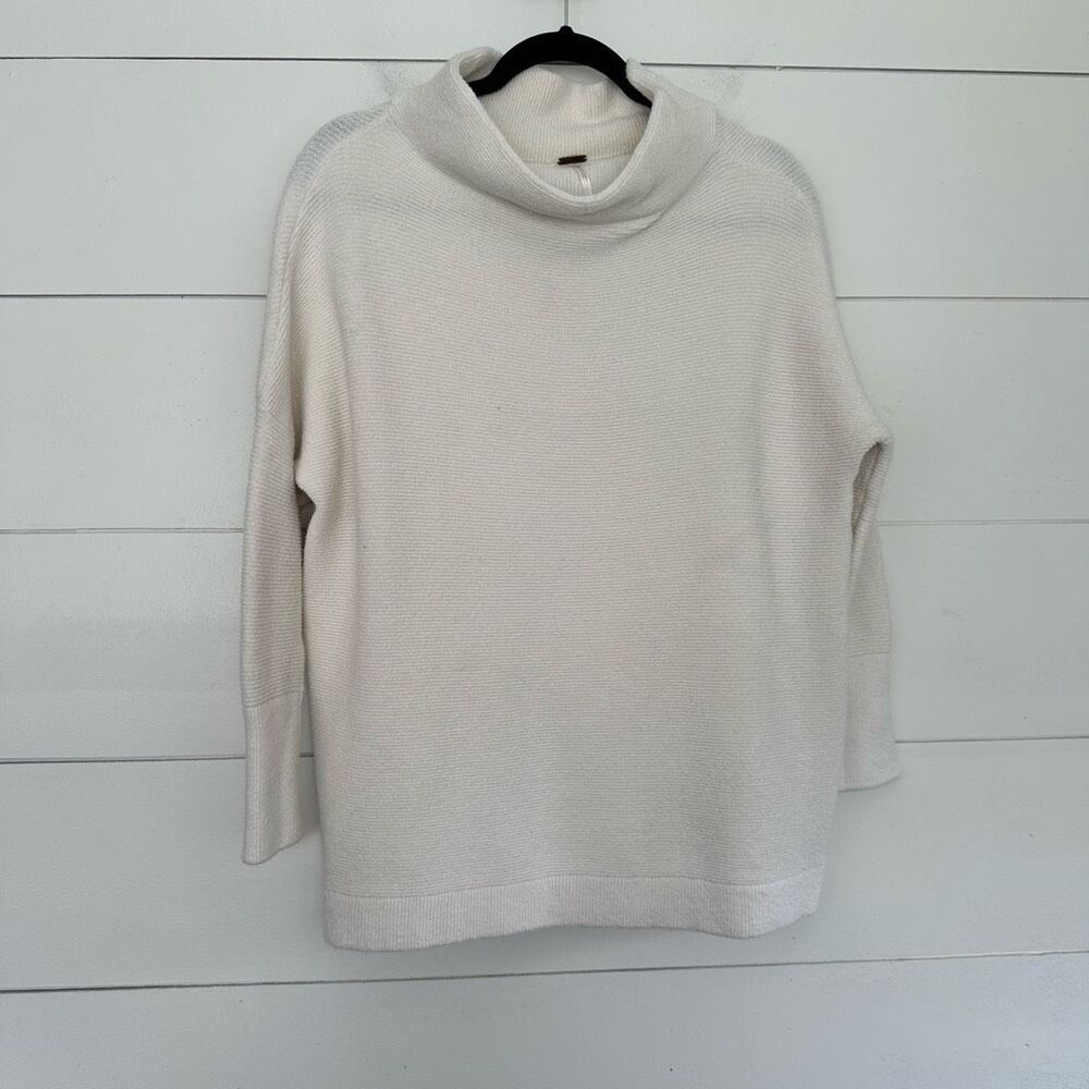Free People Women’s Extra Small Cream Ottoman Sweater Pullover Fall Winter